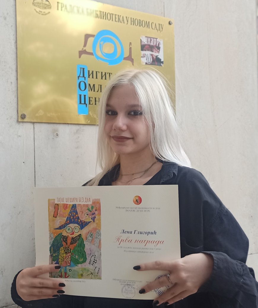 Prva nagrada na likovnom konkursu za Lenu Gligorić